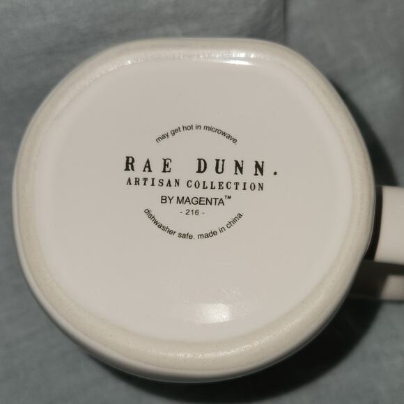 🍁🍂🌰🎃Rae Dunn HAPPY HALLOWEEN Fall Decor Coffee Mug Cup Orange Interior - Picture 4 of 4